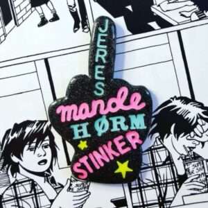 Jeres mandehørm stinker finger broche