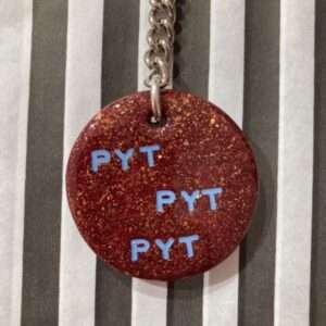 Pyt pyt pyt rund nøglering