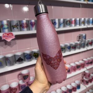 Hold dit hjerte blødt pink termoflaske