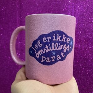 Jeg er ikke omstillingsparat pink kop