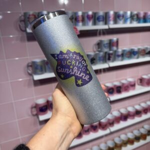 I am a ray of effing sunshine sølv termokop