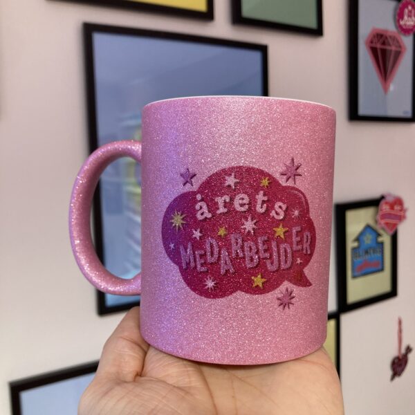 Årets medarbejder pink kop