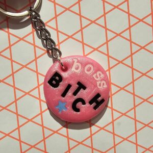Boss bitch nøglering
