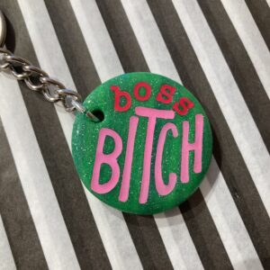 Boss bitch nøglering