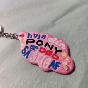 Hvis din pony er død så stig af nøglering