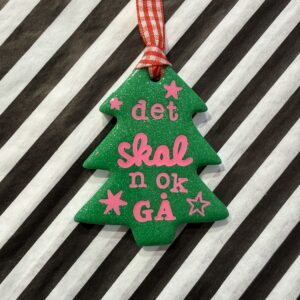 Det skal nok gå juletræ julepynt