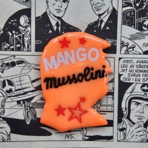 Mango mussolini broche