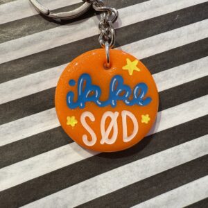 Ikke sød rund nøglering