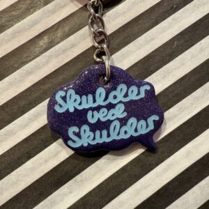 Skulder ved skulder taleboble nøglering