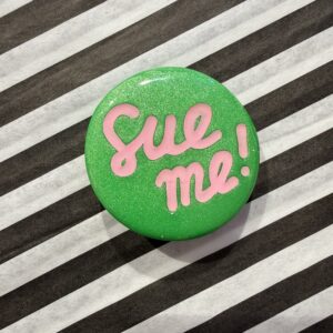 Sue me grøn broche