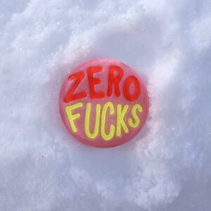 Zero fucks broche