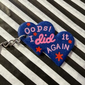 Oops! I did it again nøglering