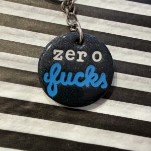 Zero fucks rund nøglering