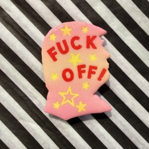 Fuck off trump broche