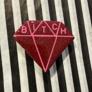Bitch diamant broche