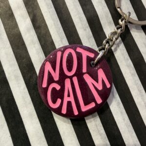 Not calm nøglering