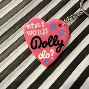 What would Dolly do hjerte nøglering