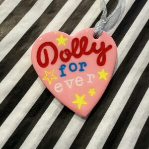 Dolly for ever hjerte julepynt