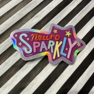 Neurosparkly klistermærke