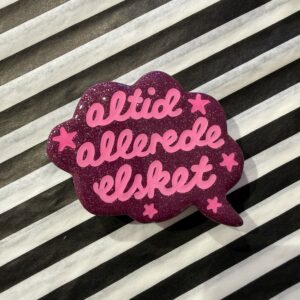 Altid allerede elsket broche